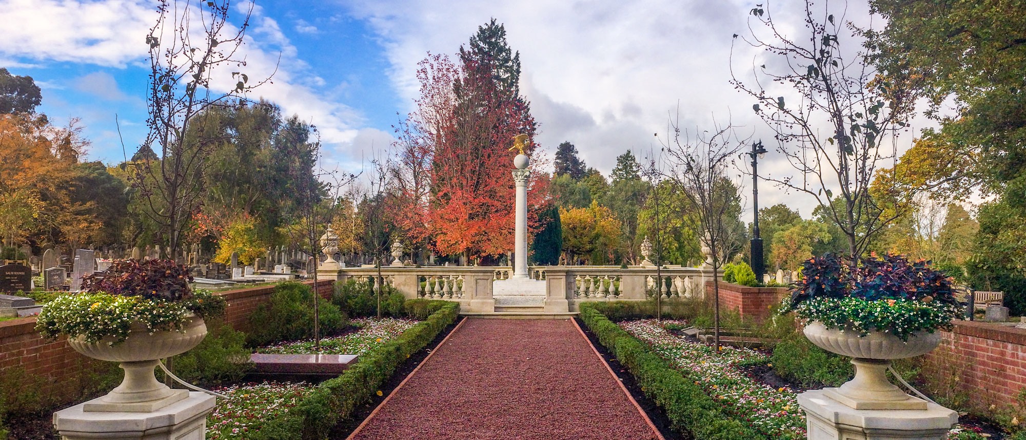Shoghi Effendi's resting place in London at the New Southgate Cemetery