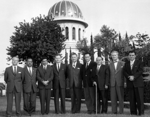 Original members of the first Universal House of Justice, 1963.